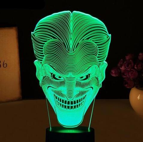 USB Color Changing 3D LED Lamp - Multi-Color Desk Light