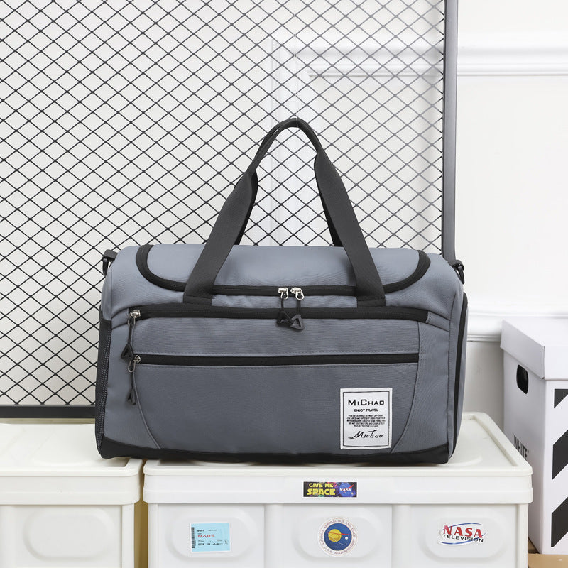 Unisex Large Capacity Travel Backpack Oxford Cloth Luggage Bag For Leisure Travel