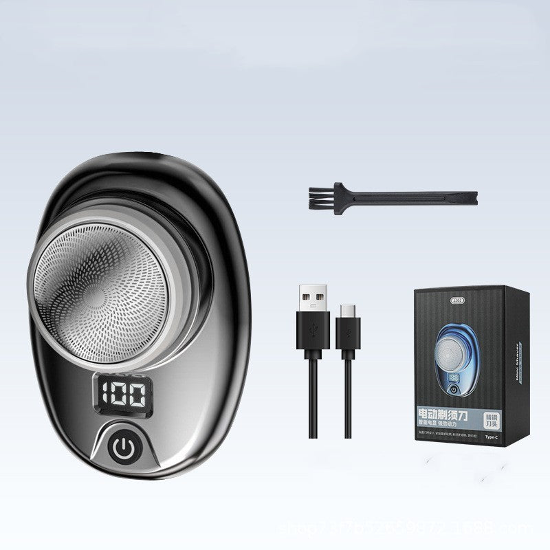 XO2 Digital Waterproof Travel Electric Portable Shaver ABS Aluminum Alloy Lightweight