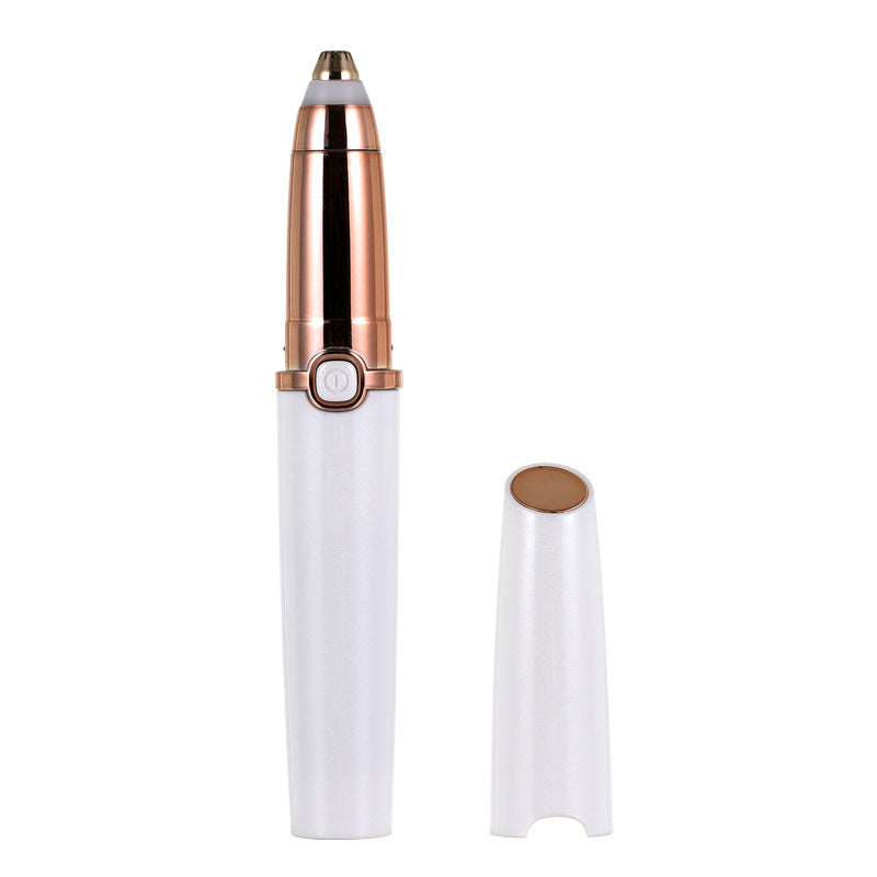 Electric Eyebrow Trimmer With ABS Body And Alloy Cutter Head Portable Grooming Tool Battery Not Included