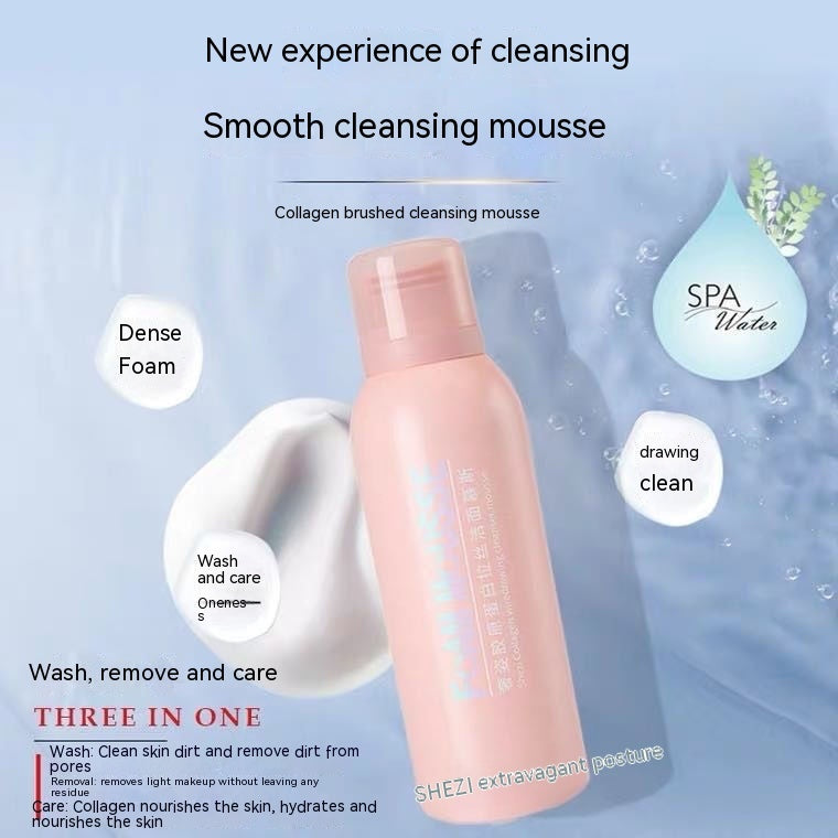 Collagen Bubble Mousse Facial Cleanser - Deep Cleansing Foam