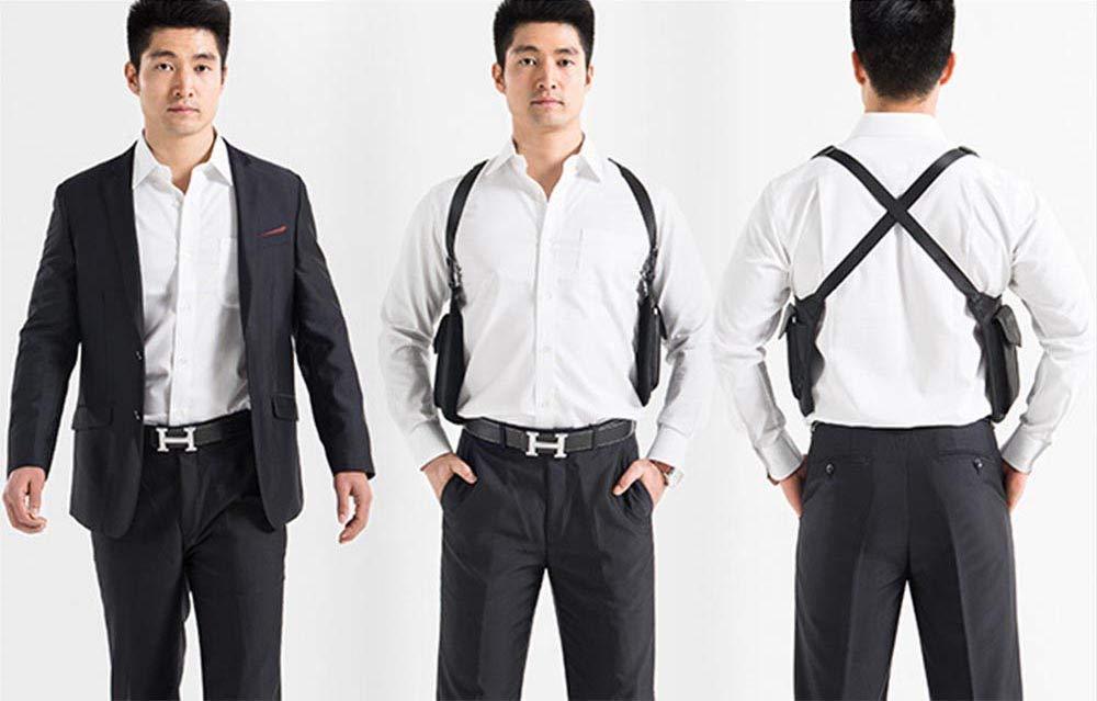 Anti Theft Hidden Underarm Strap Wallet Holster Bag Nylon Double Shoulder Pocket Vest For Outdoors Women