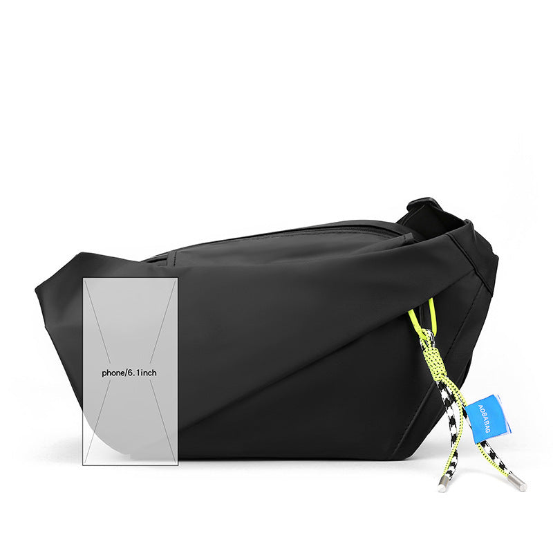 Shoulder Casual Slanted Chest Bag Nylon Breathable Popular Brand For Students Dark Blue Black Gray