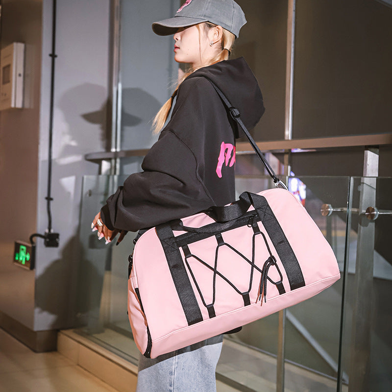 Short Business Trip Large Capacity Luggage Bag Oxford Cloth Boarding Travel Bag With Breathable Lining