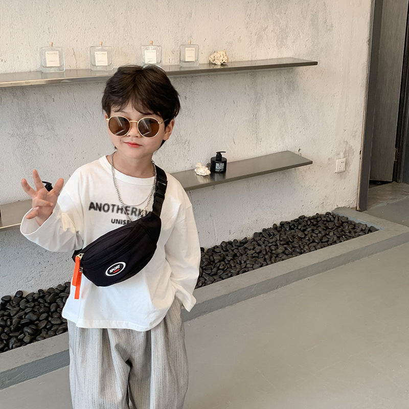 Summer Kids Backpack For Boys Sports Style Oxford Cloth Lightweight Durable With Letters Pattern