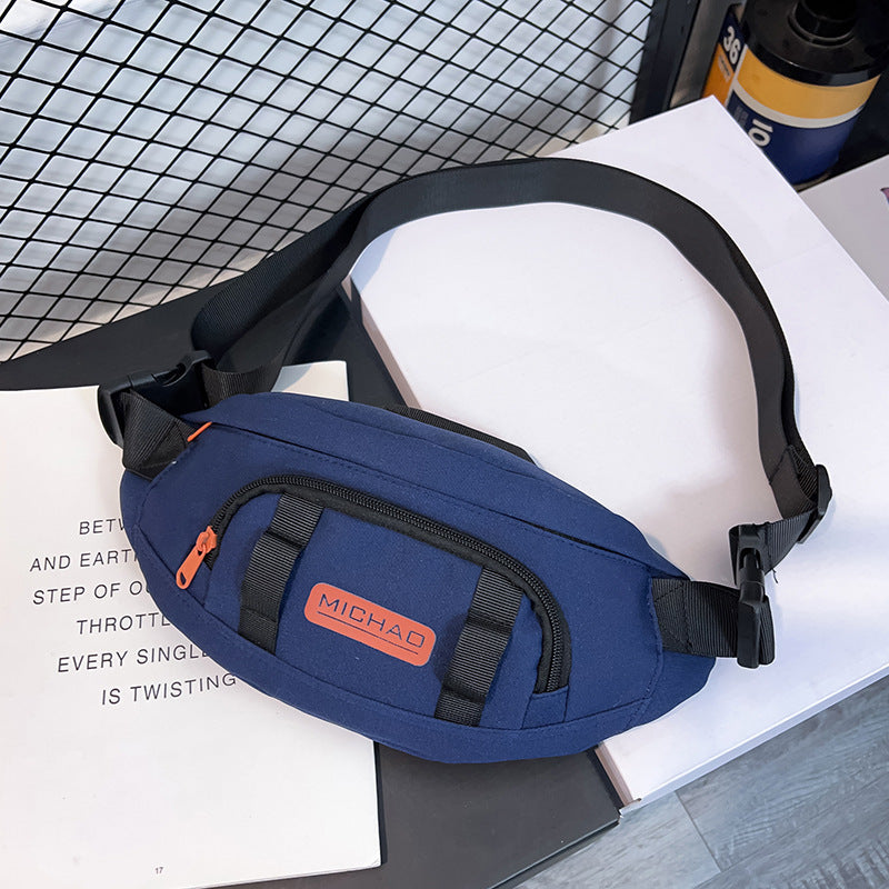 Personalized Hip Hop Street Style Workwear Chest Bag Canvas Shoulder Crossbody With Sandwich Pocket For Daily Use