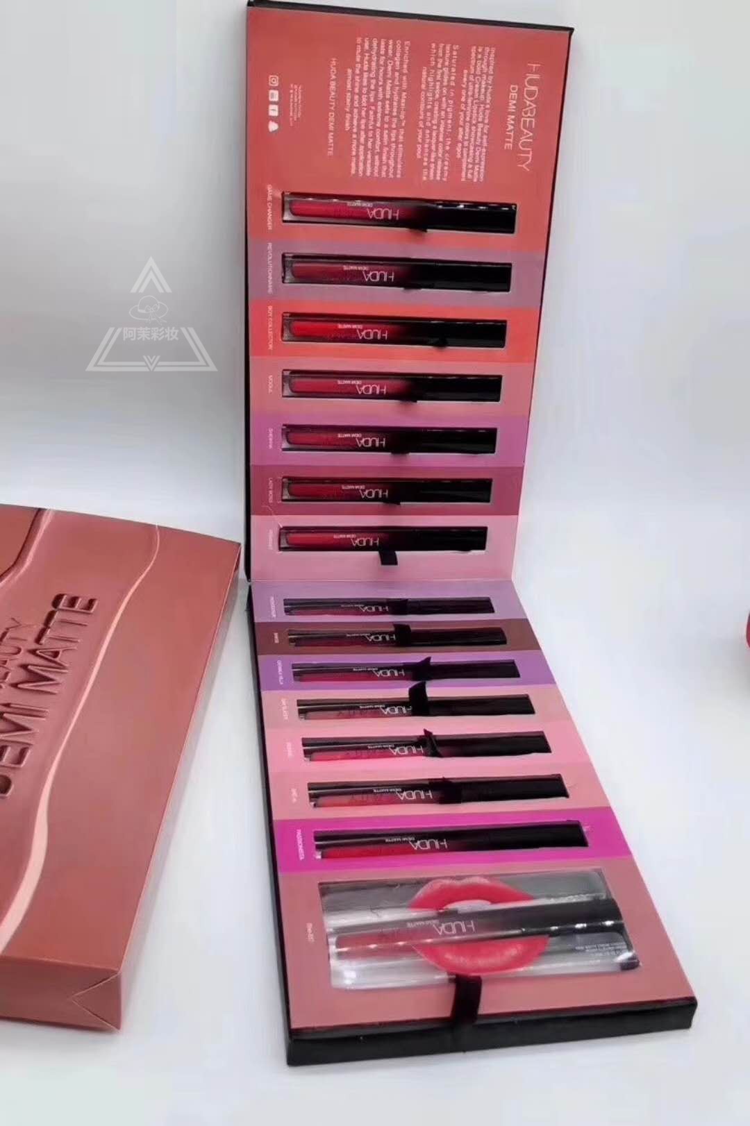 15-Piece Waterproof Lip Gloss Set - Long-Lasting Non-Stick Formula