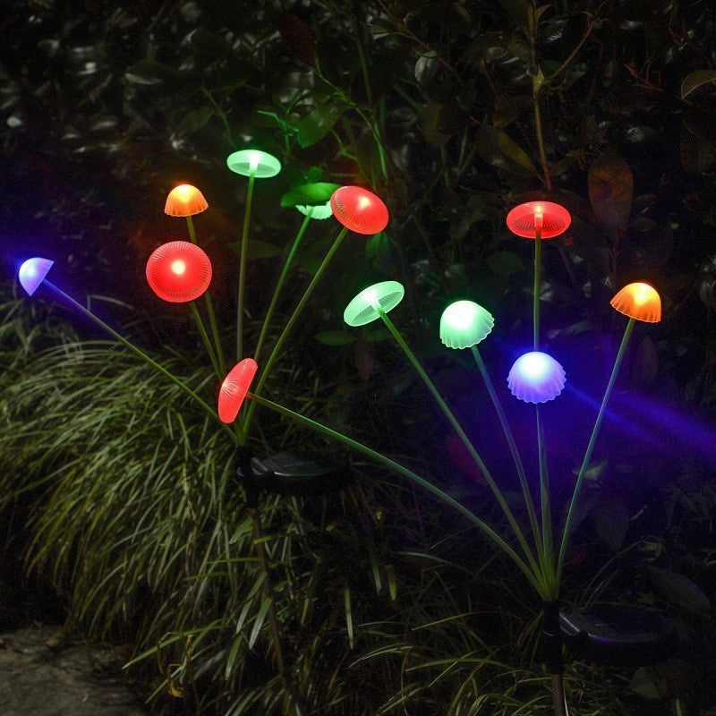 Solar Jellyfish Lamp Garden Balcony Decoration Mushroom Floor Outlet Lawn Lamp
