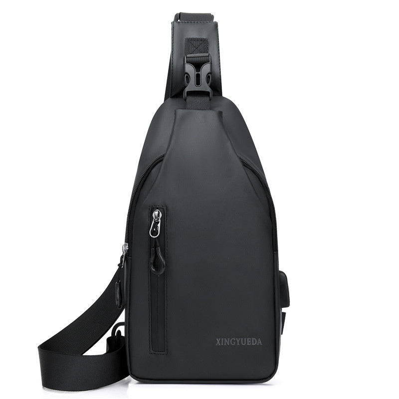Men's Chest Bag Crossbody Backpack Tactical Casual Sports Function Oblique Shoulder Fashion