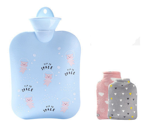 Large Water Injection Hot Water Bottle Cute Plush Explosion-proof Hand Warmer