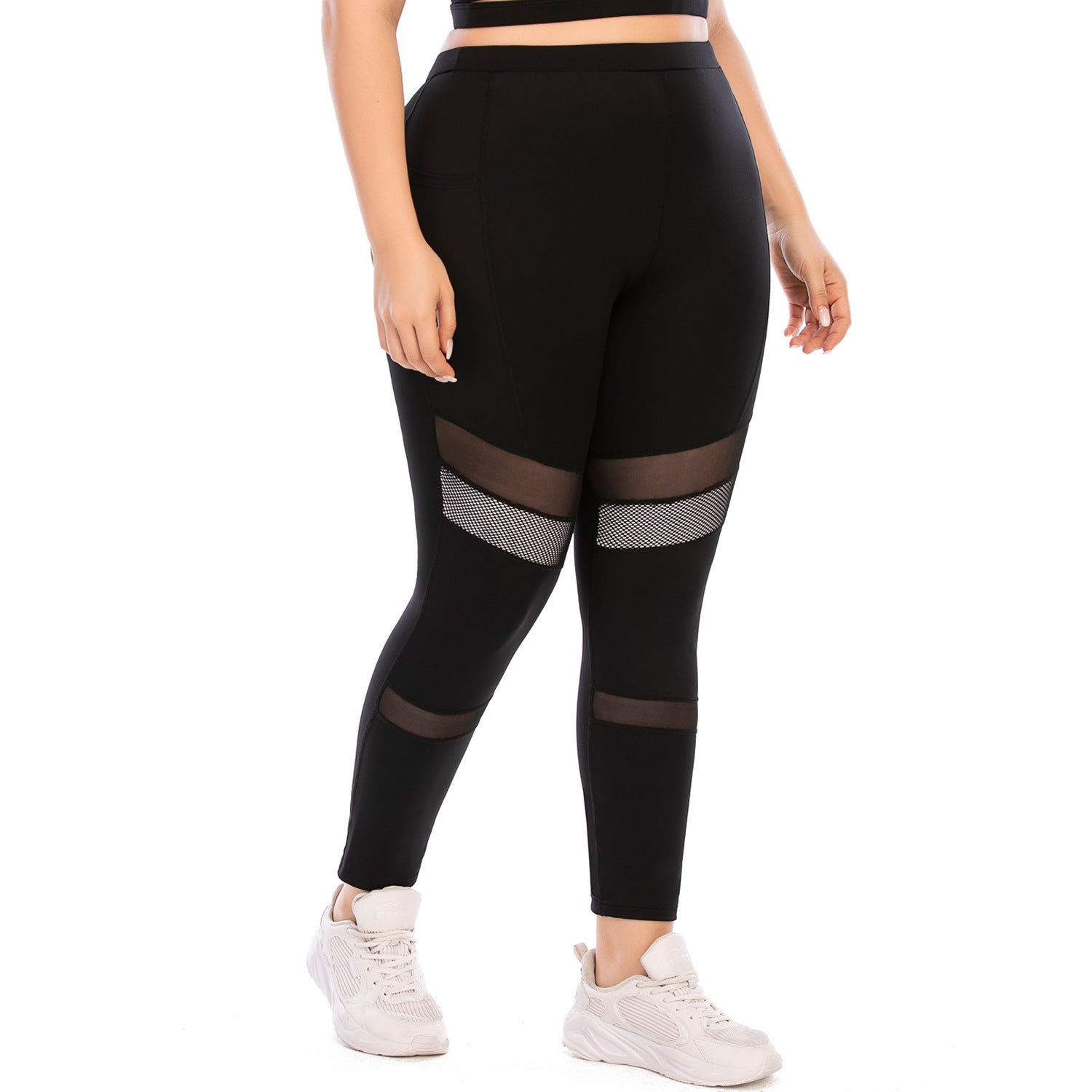 Plus Size Workout Set For Women Moisture Wicking Yoga Wear Tights And Pants For Gym Fitness Training