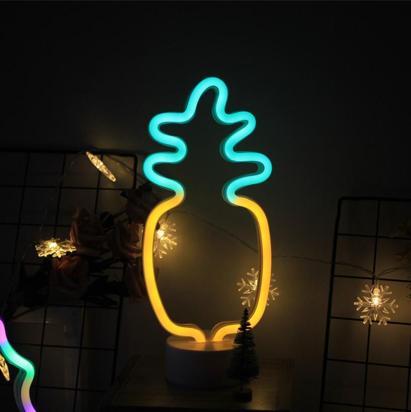 Creative LED Rainbow Popsicle Lamp - Colorful Modeling Light