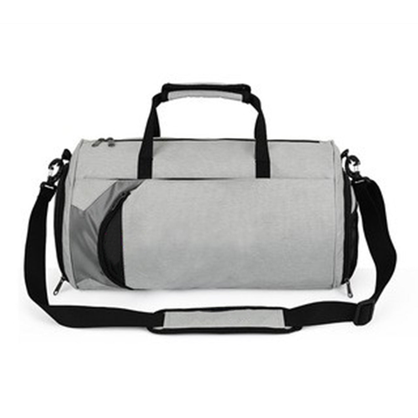 Men's Portable Color Blocked Travel Crossbody Bag for Leisure Travel with Polyester Lining