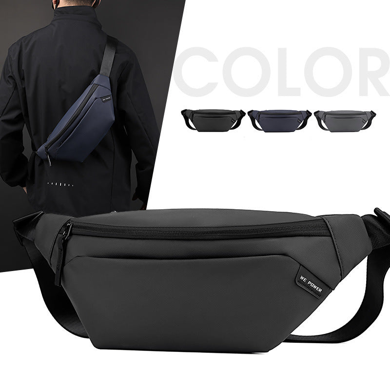 Outdoor Casual Sports Shoulder Bag Waterproof Crossbody Nylon For Men Lightweight Daily Use