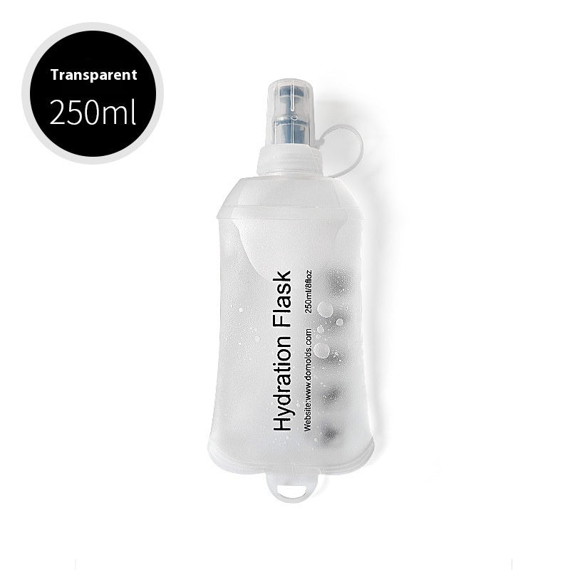 Sports Soft Water Bag Bottle Army Green 150ml 250ml 500ml Reusable Hydration Bottle for Outdoor Activities