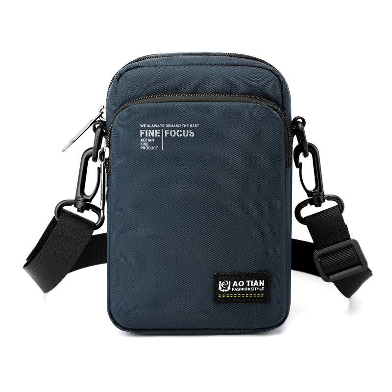 Casual Oxford Crossbody Bag With Letters Print Multi Functional Shoulder Messenger