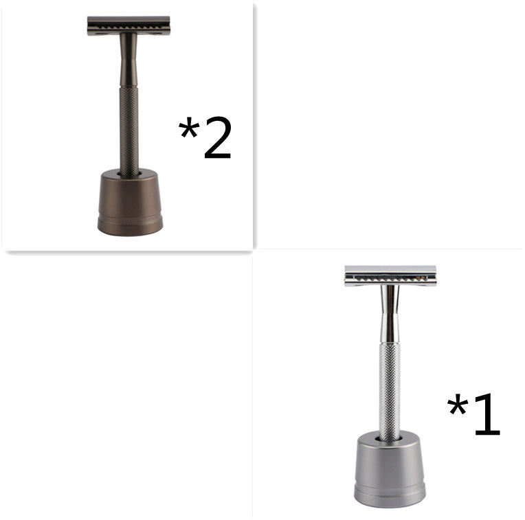 Classic manual shaver safe old fashioned