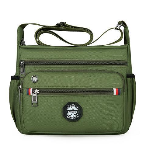 Large Capacity Mens Shoulder Messenger Bag 20x26x9 CM With Multiple Pockets Oxford Cloth Daypack