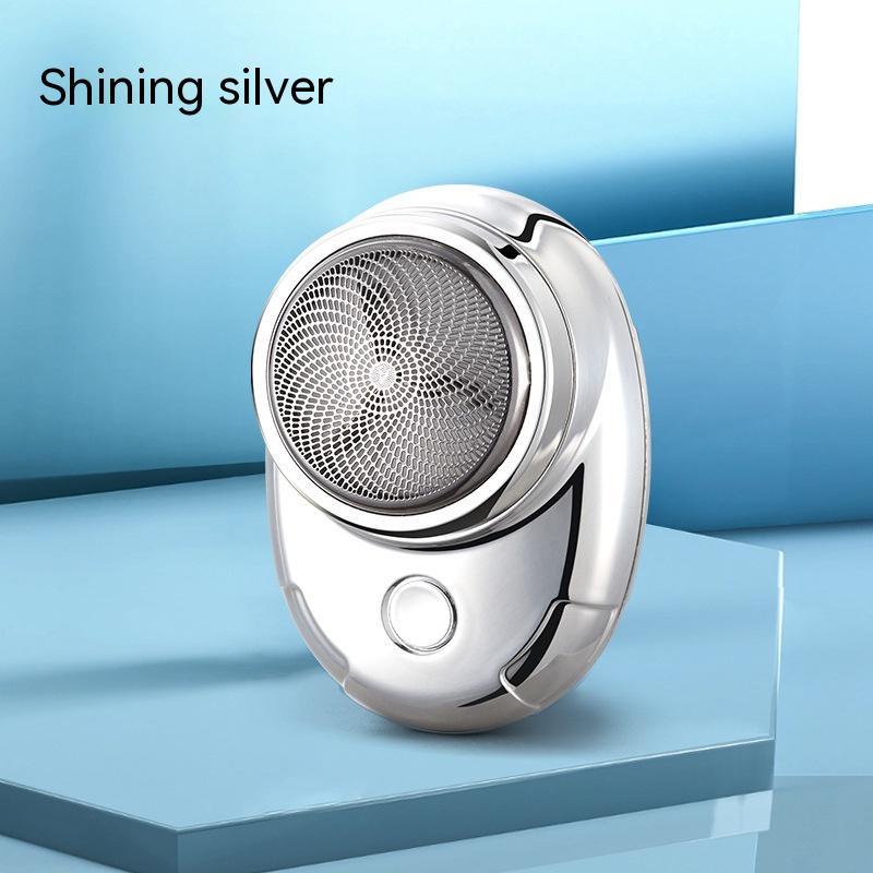 Small Portable USB Rechargeable Electric Shaver for Men - Travel Size
