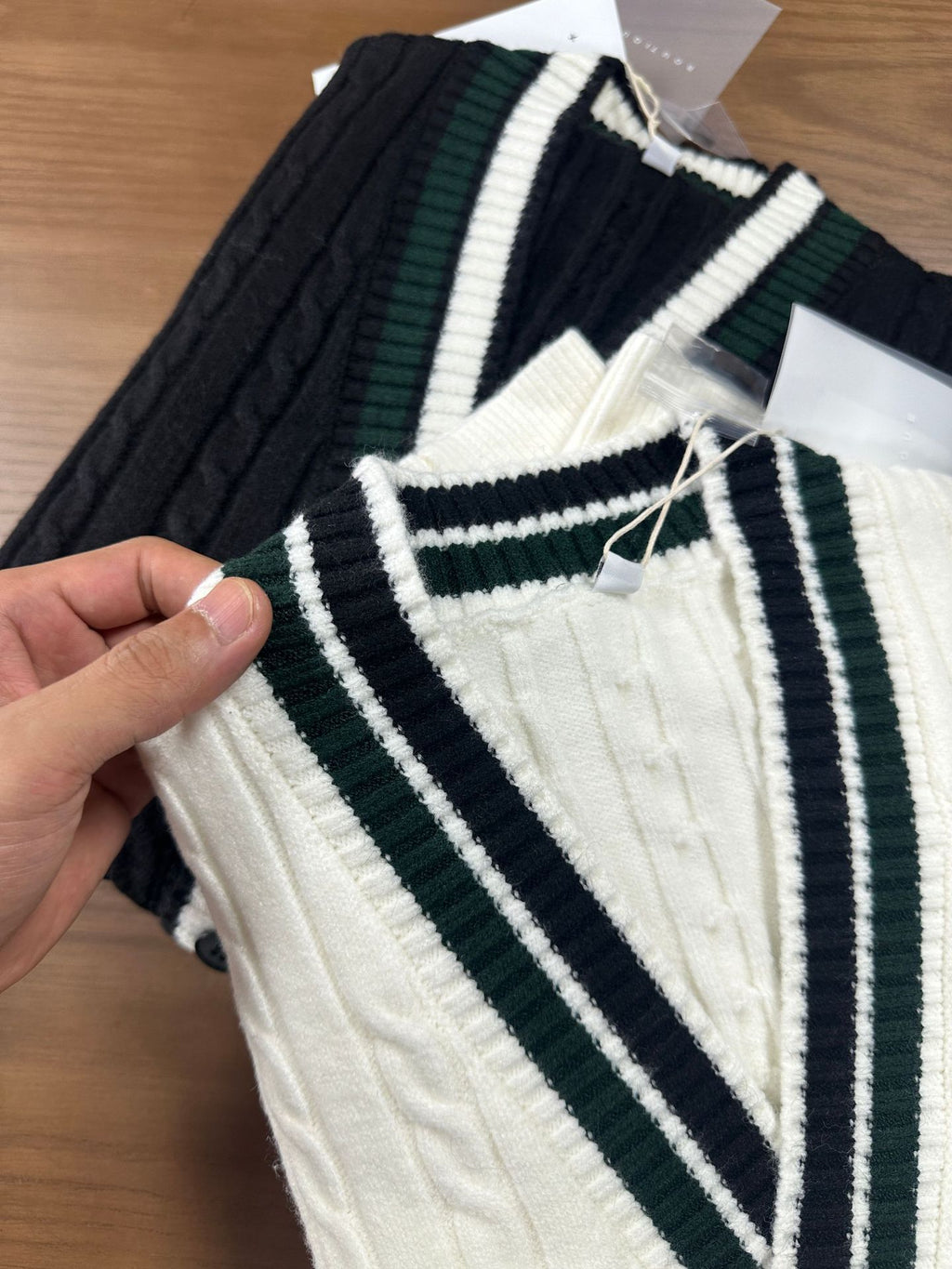 Twist Texture High Sense Men's Sweater Coat