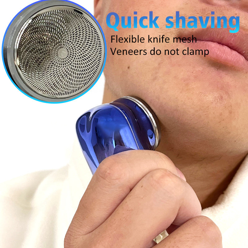 Mini Portable Cordless USB Rechargeable Electric Shaver Wet and Dry for Men Painless Small Size