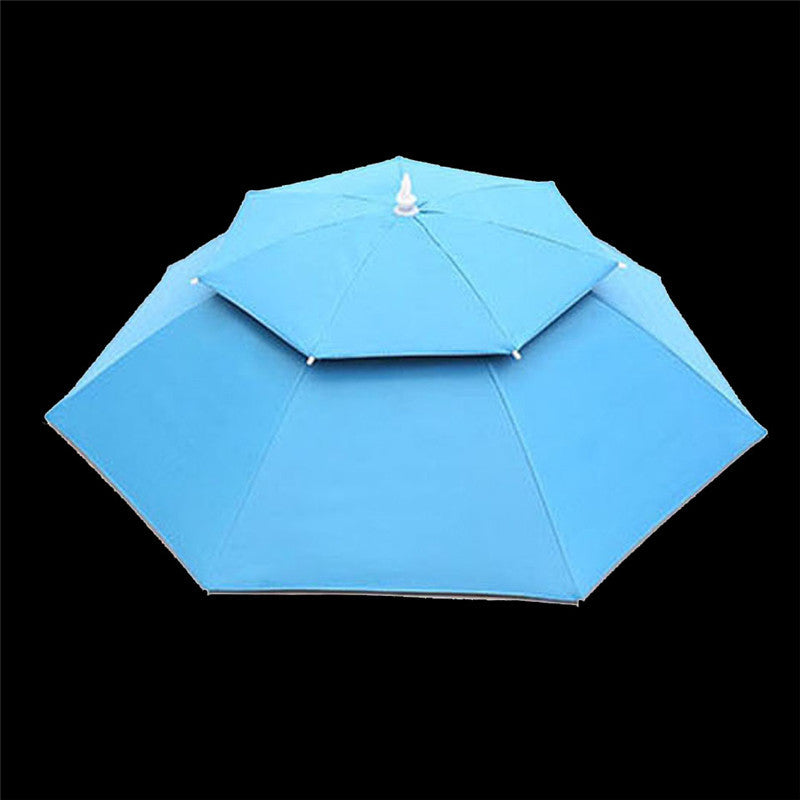Fishing umbrella hat