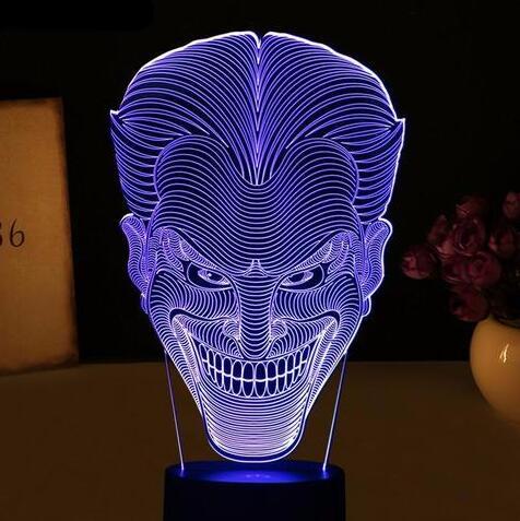 USB Color Changing 3D LED Lamp - Multi-Color Desk Light
