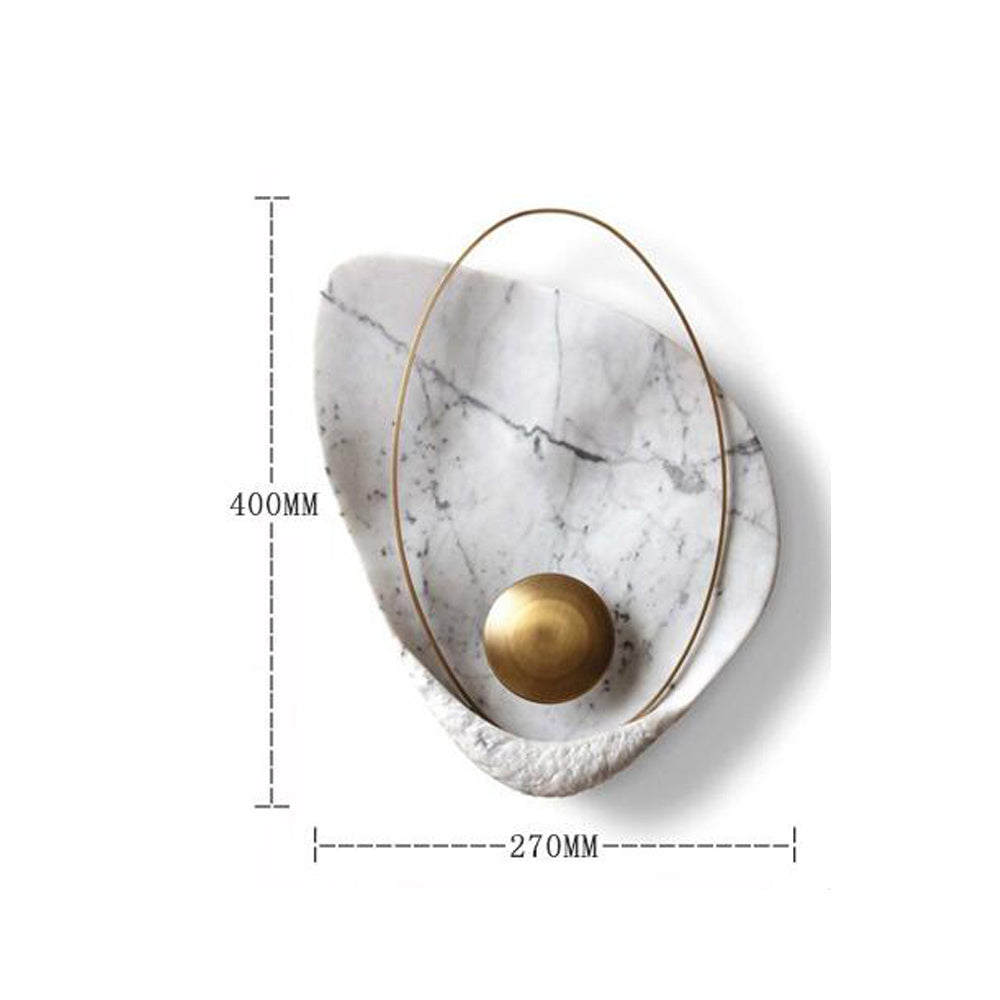 Shell Marble Wall Lamp - European Style LED Wall Sconce