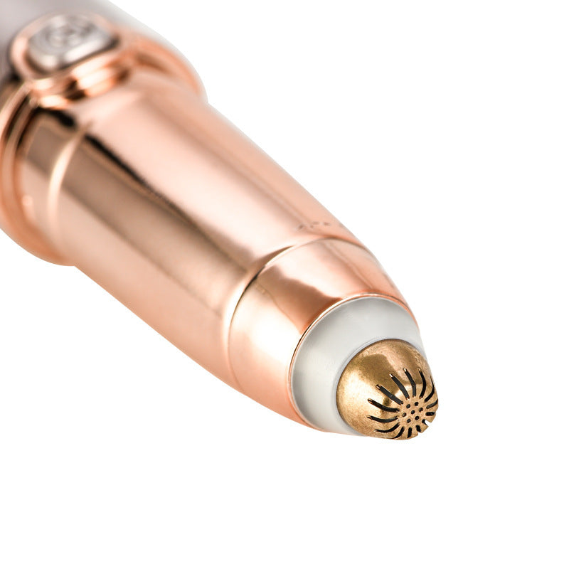 Electric Eyebrow Trimmer With ABS Body And Alloy Cutter Head Portable Grooming Tool Battery Not Included