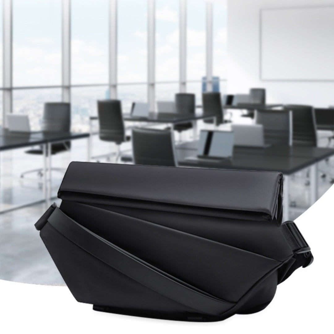 PVC Leisure Large Capacity Chest Bag for Men Breathable Riding Single Shoulder Street Trend