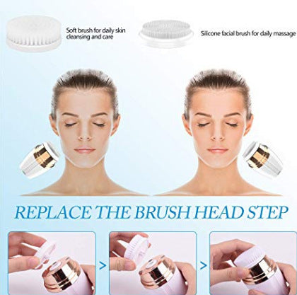 Silicone Facial Cleaning Brush - Electric Cleanser