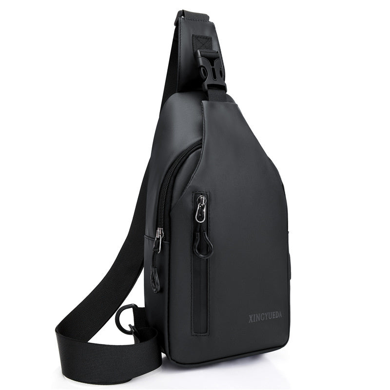 Men's Chest Bag Crossbody Backpack Tactical Casual Sports Function Oblique Shoulder Fashion
