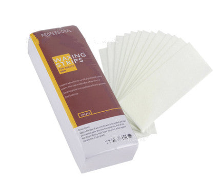 Wax strips pack with professional label and multiple individual sheets