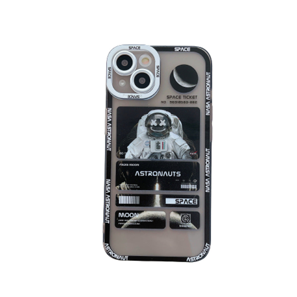Fashion Space Astronaut Graffiti Phone Case For iPhone 8 Plus 7 Plus X Xs Xs Max XR 11 Pro Silicone TPU