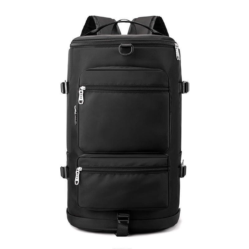 Unisex Large Capacity Dry Wet Separation Fitness Backpack For Travel And Short Distance Luggage Bag