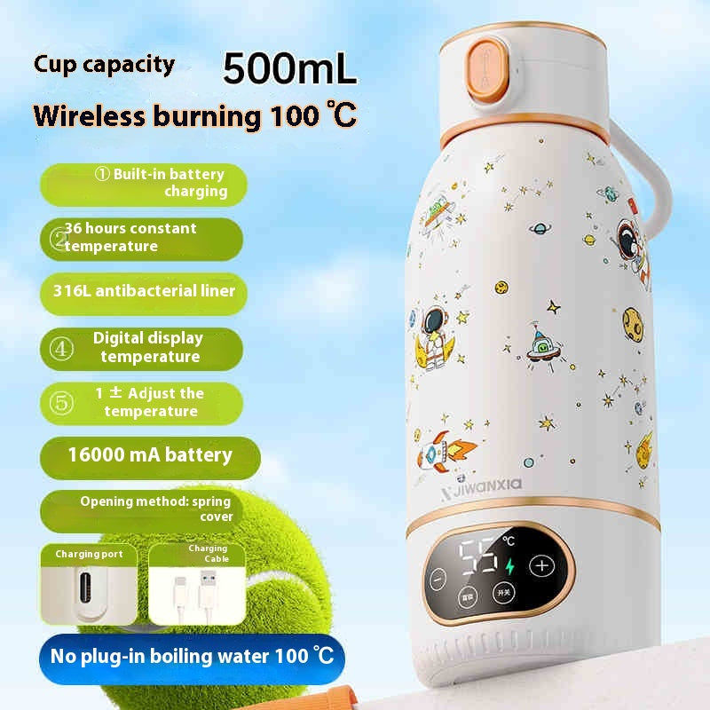 Machine Player Integrated Insulation Intelligent Portable Electric Kettle 110V 220V With 12 Month Warranty