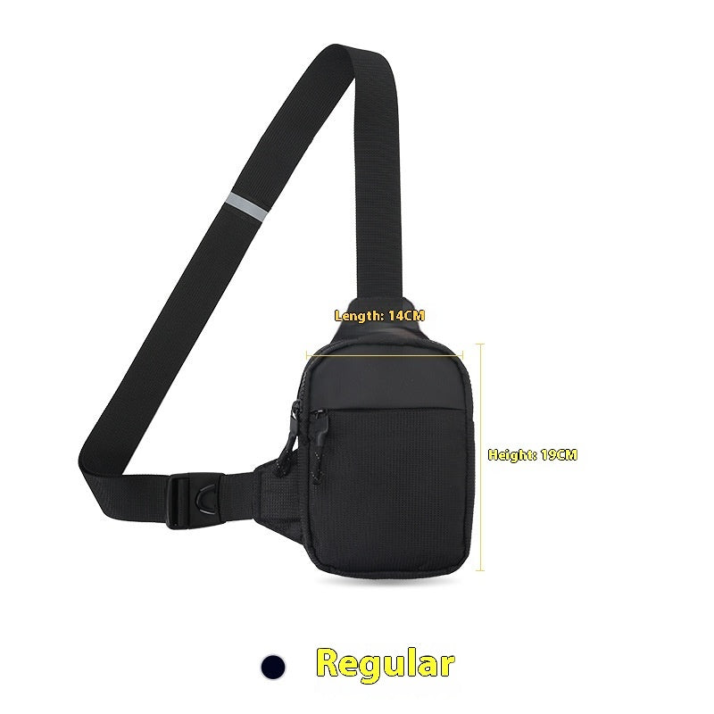 Crossbody Phone Bag Waist Bag Mini Fashion Shoulder Bag Waterproof Ultra Light Polyester For Daily Use