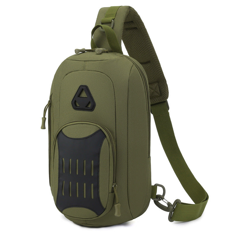 Multi Functional Tactical Chest Bag For Men Crossbody Shoulder Outdoor Travel Gear For Hiking Camping And Cycling Oxford