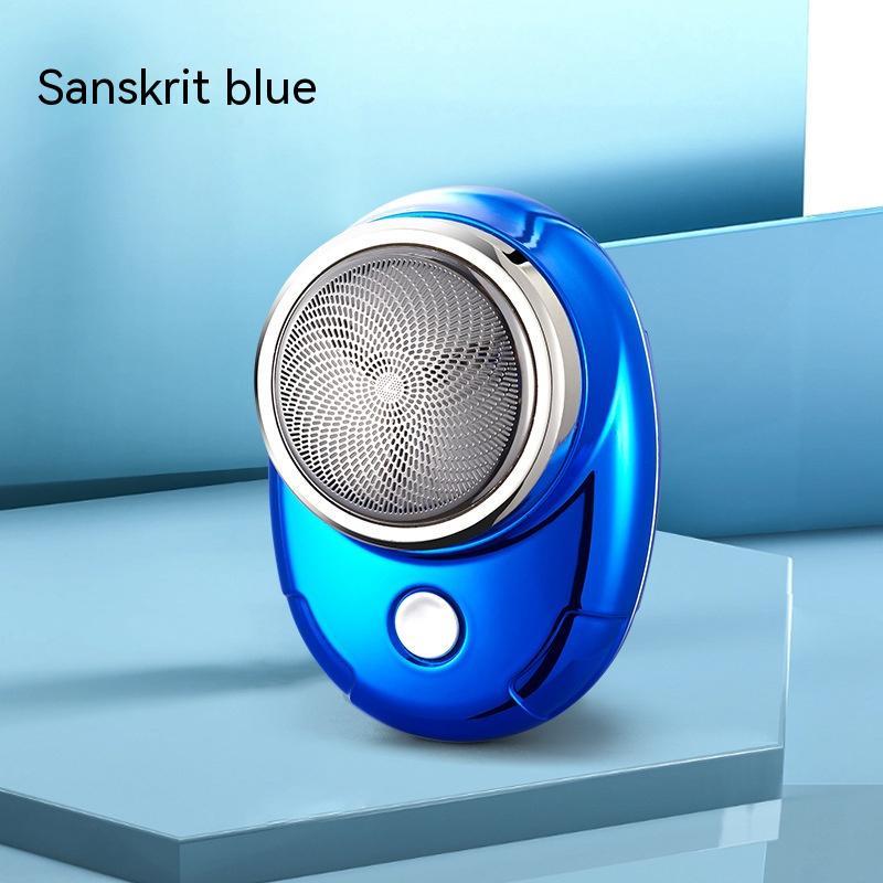 Small Portable USB Rechargeable Electric Shaver for Men - Travel Size