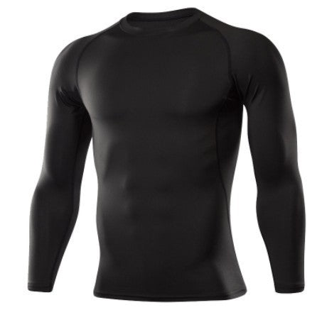 Men's Quick Dry Long Sleeve Sports Shirt For Workout And Fitness Training Moisture Wicking Athleisure