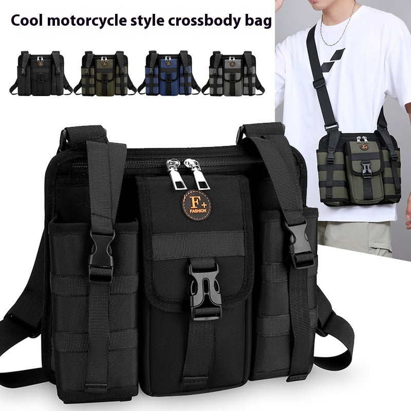 Leisure Outdoor Shoulder Bag For Men Messenger Bag Waterproof Ultra Lightweight Breathable Oxford Cloth