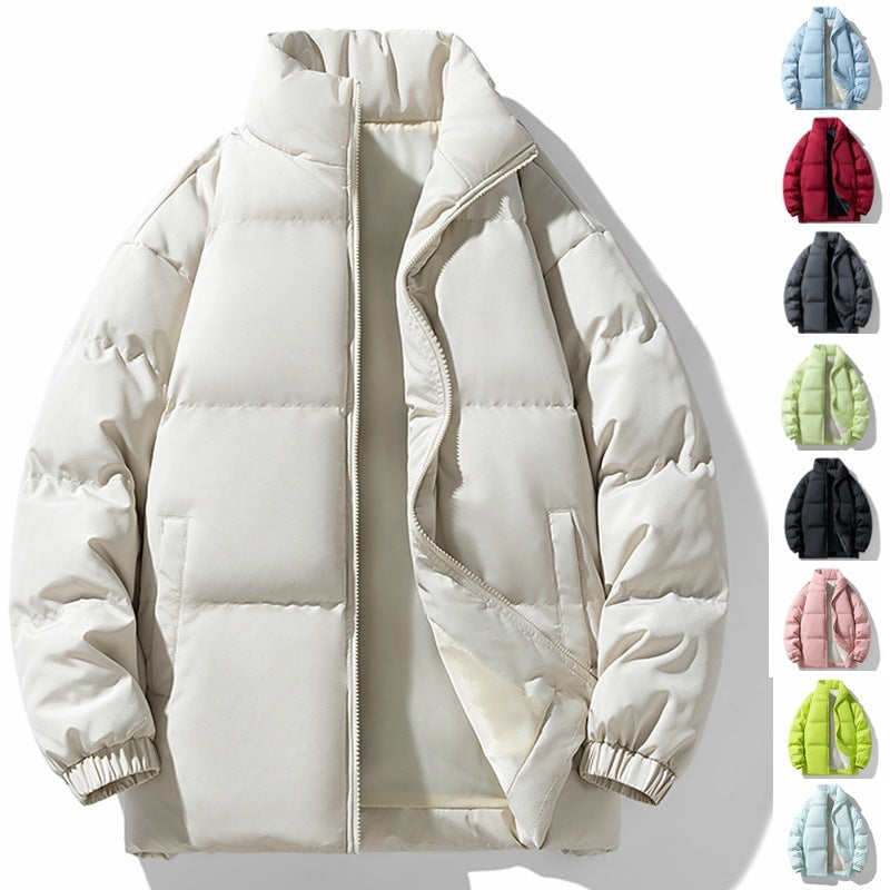 Men's Stand-up Collar Cotton-padded Coat Thickened Warm-keeping And Cold-proof