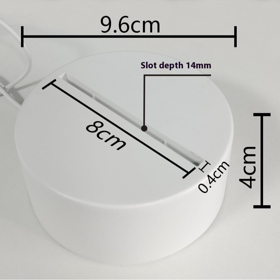 3Dd Small Night Lamp LED Light USB Light Luminous Ambience Light Bedroom
