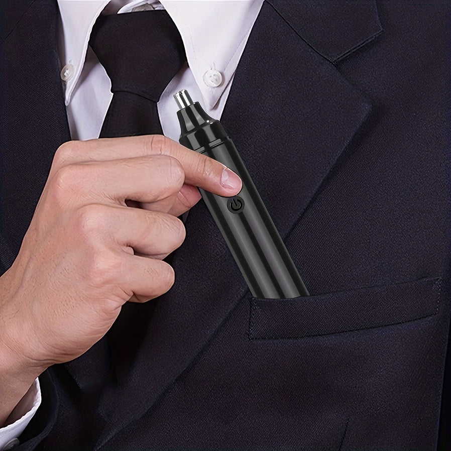 USB Rechargeable Nose Hair and Facial Trimmer-4