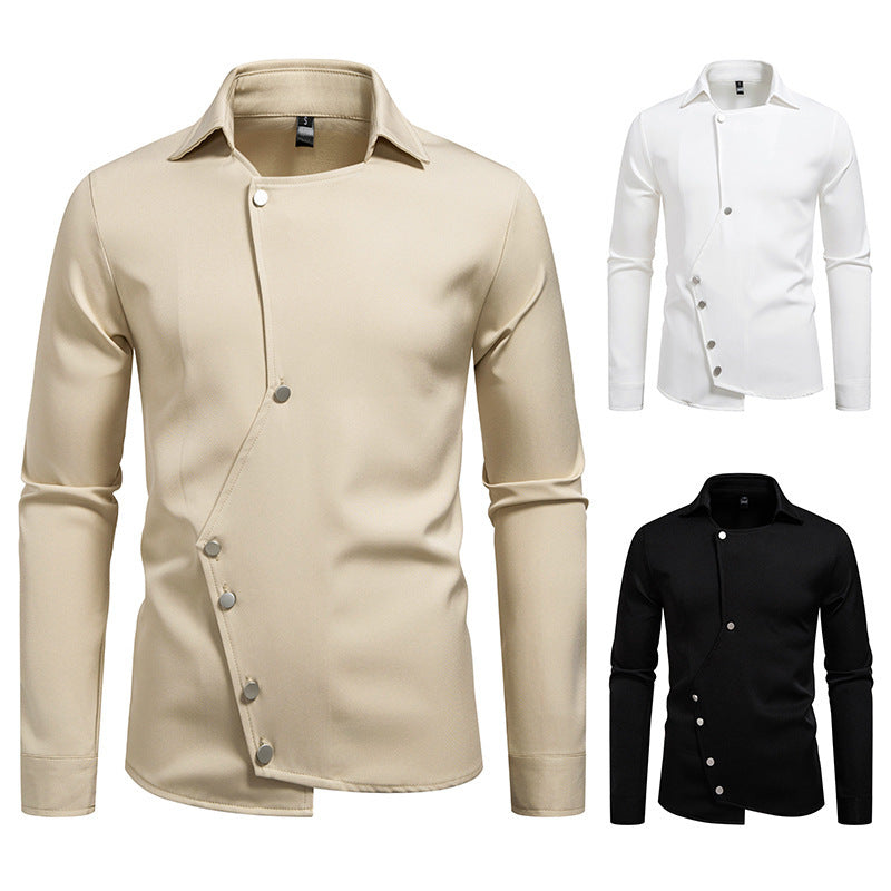 New High-grade Long-sleeved Shirt For Men