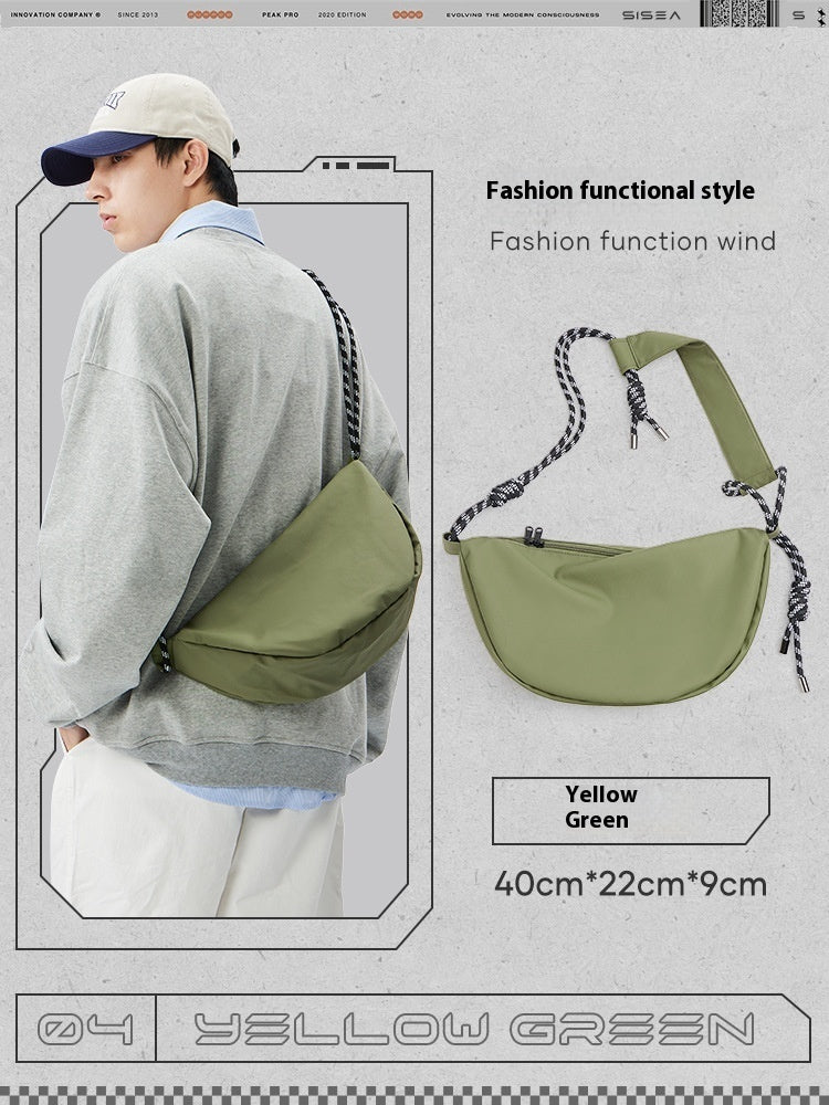 Lightweight Exercise Mens Large Capacity Commuter Messenger Bag for Daily Work Commute Urban Style Nylon