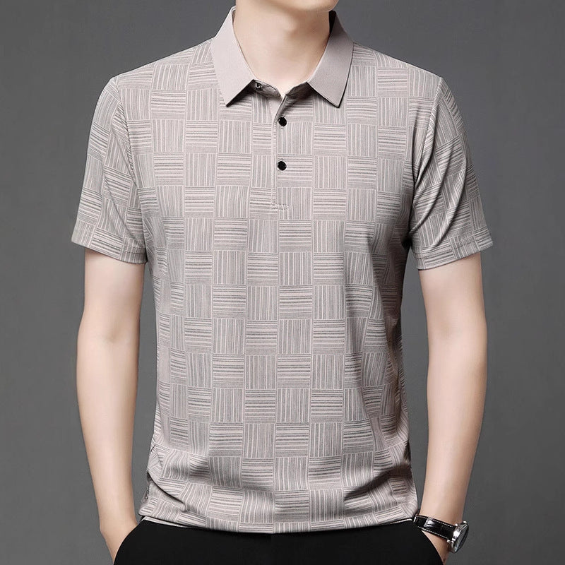 Slim Fit Breathable New Men's Lapel T-shirt