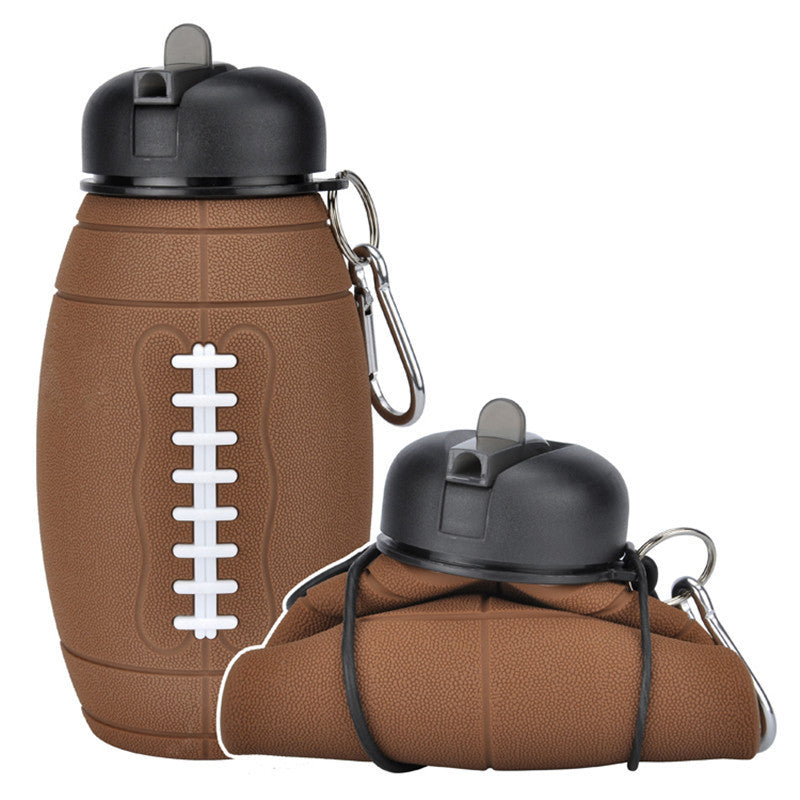 Outdoor Collapsible Sports Water Bottle Leakproof Reusable Portable Hydration Bottle For All Sports