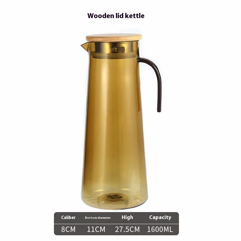 Transparent Acrylic Fruit Scented Cold Water Bottle - Modern Design