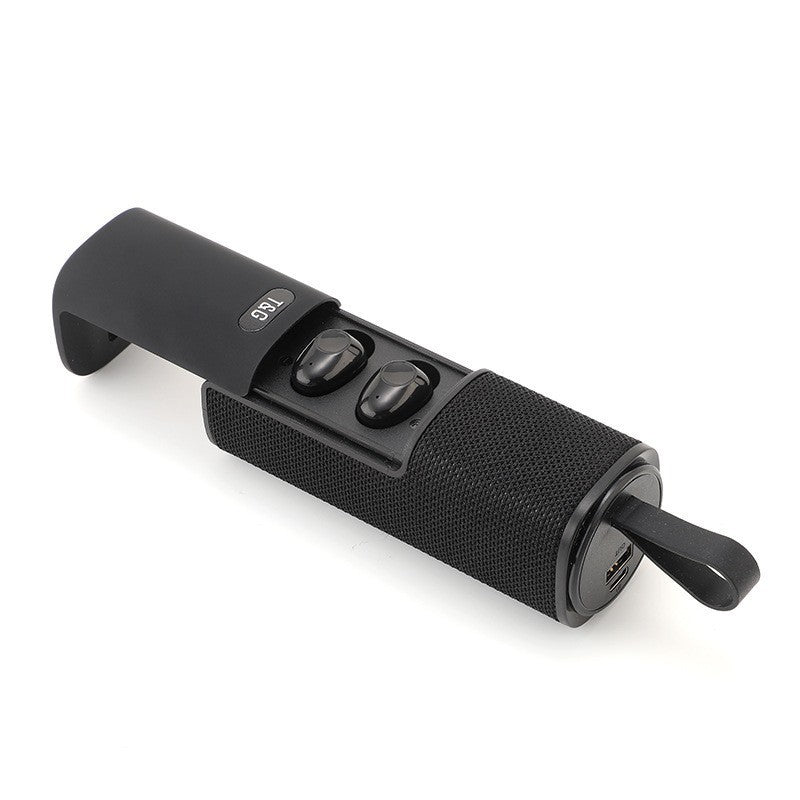 Three In One Portable Wireless Bluetooth Speakers Headphone And Power Bank Ideal For Travel